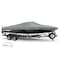 Eevelle Boat Cover FISH & SKI Walk Thru Windshield Inboard Fits 16ft 6in L up to 96in W Silver SCVNWT1696-SLR - alternate 1